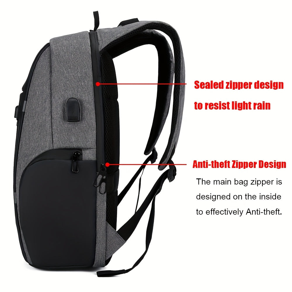 Diebstahlsicherer Laptop-Rucksack für Herren – Business & Reise