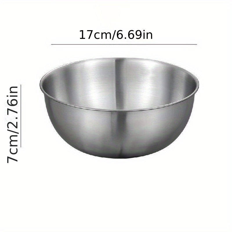 3-teiliges Edelstahl-Rührschüssel-Set – Robust & Stapelbar