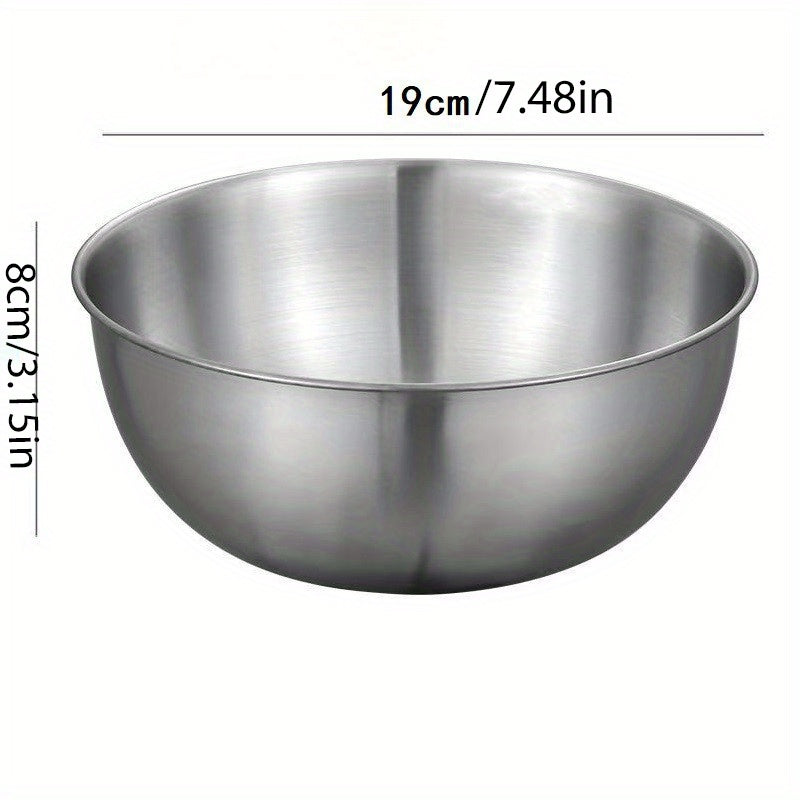 3-teiliges Edelstahl-Rührschüssel-Set – Robust & Stapelbar