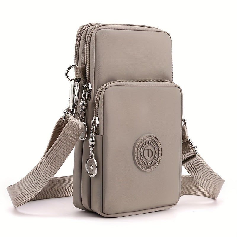 Damen Handytasche aus Nylon mit Reißverschluss – Reise & Alltag