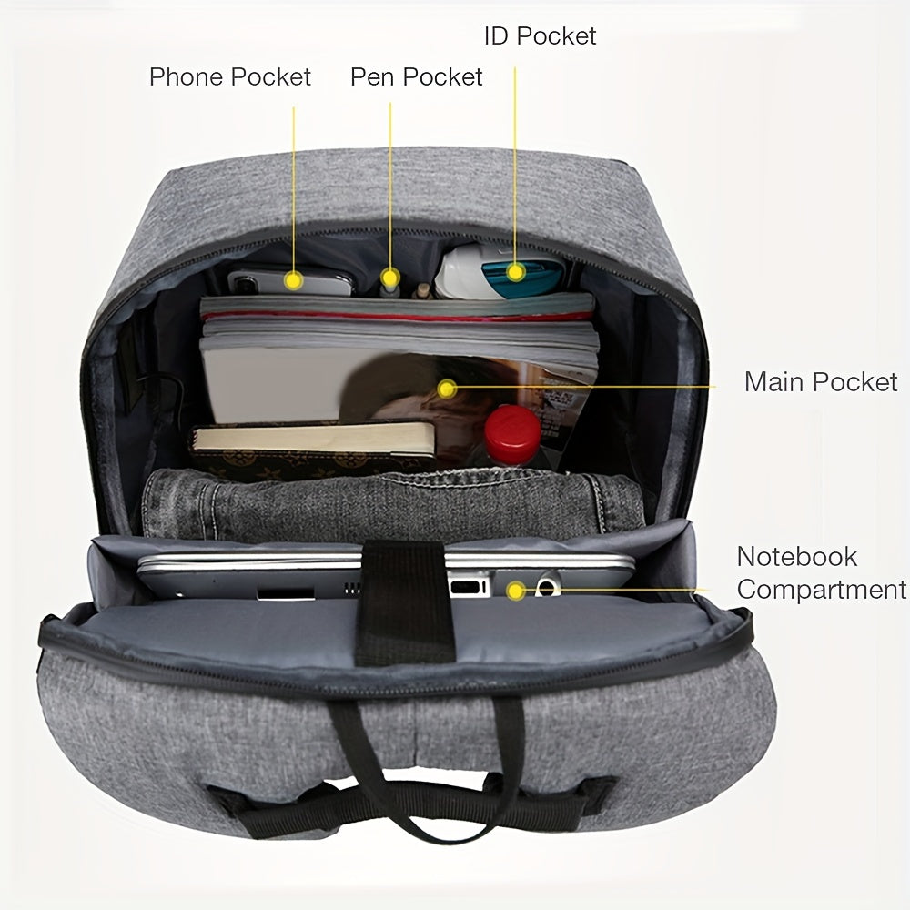 Diebstahlsicherer Laptop-Rucksack für Herren – Business & Reise