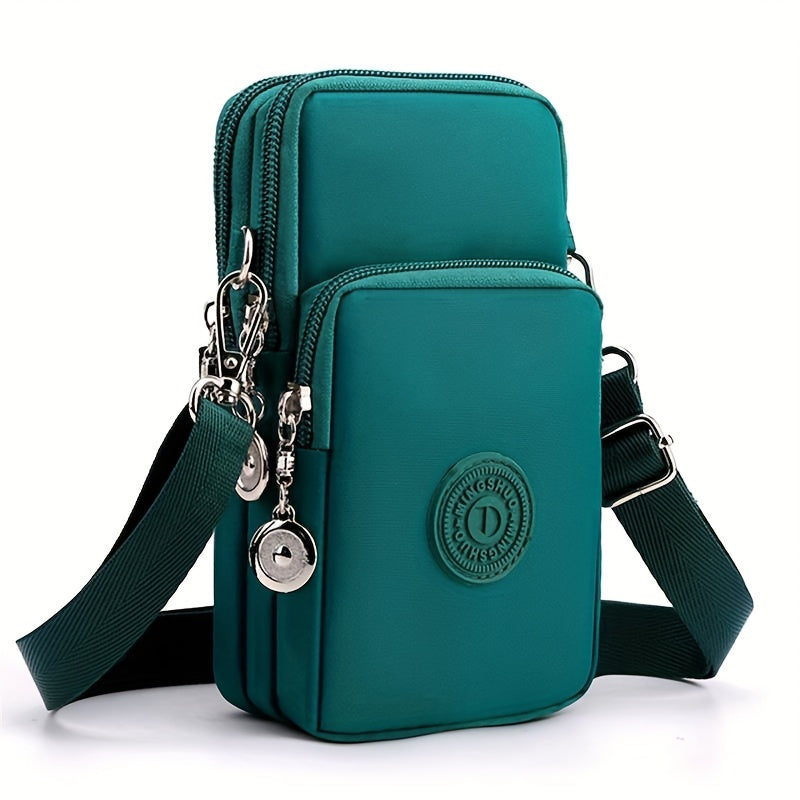 Damen Handytasche aus Nylon mit Reißverschluss – Reise & Alltag