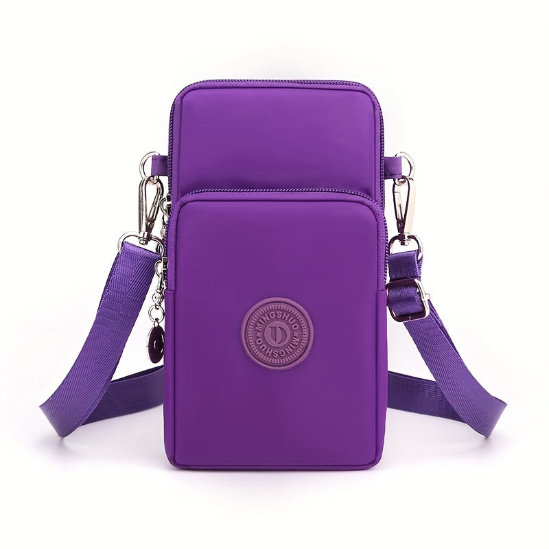 Damen Handytasche aus Nylon mit Reißverschluss – Reise & Alltag