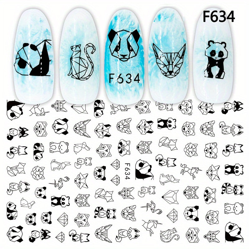 Nagelsticker mit Herz & Blumenmuster – DIY Nagelkunst