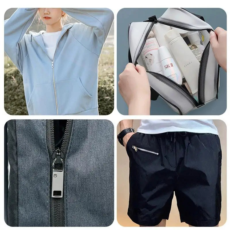 Reißverschlussanhänger 4er & 8er Pack – Mehrfarbig & Abnehmbar