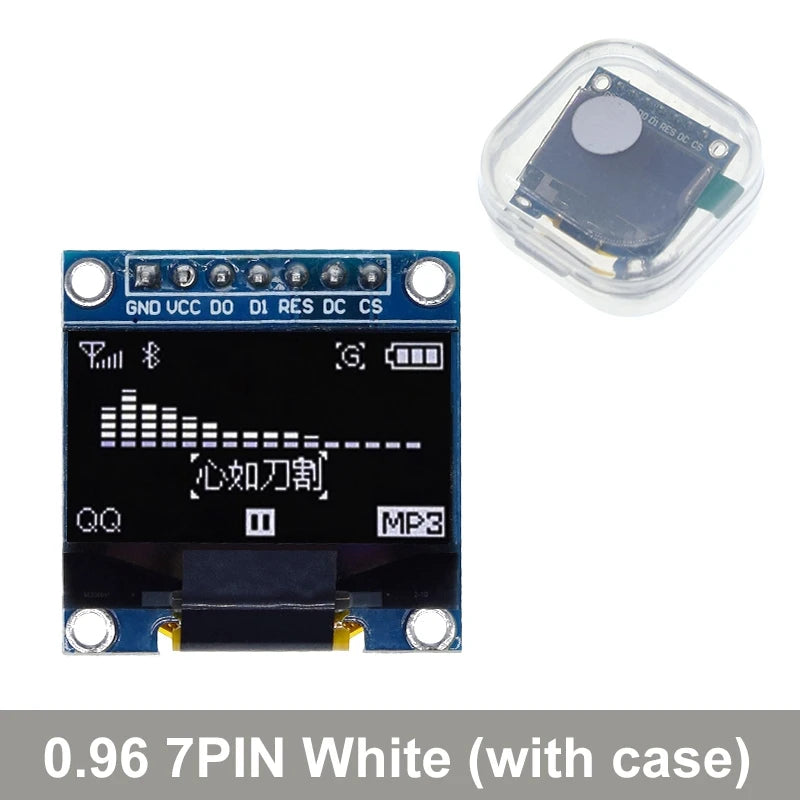 TZT RoHS-zertifiziertes 0,96-Zoll-OLED-I2c-Seriell-Weiß-OLED-Displaymodul 128x64 I2C SSD1306 12864 LCD-Bildschirmplatine für Arduino