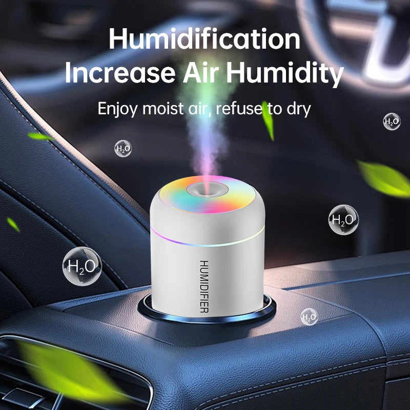 Mini-Luftbefeuchter mit USB & Aromadiffusor – 180 ml