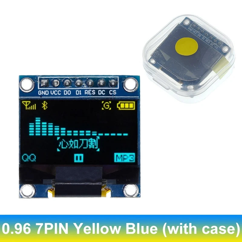 TZT RoHS-zertifiziertes 0,96-Zoll-OLED-I2c-Seriell-Weiß-OLED-Displaymodul 128x64 I2C SSD1306 12864 LCD-Bildschirmplatine für Arduino