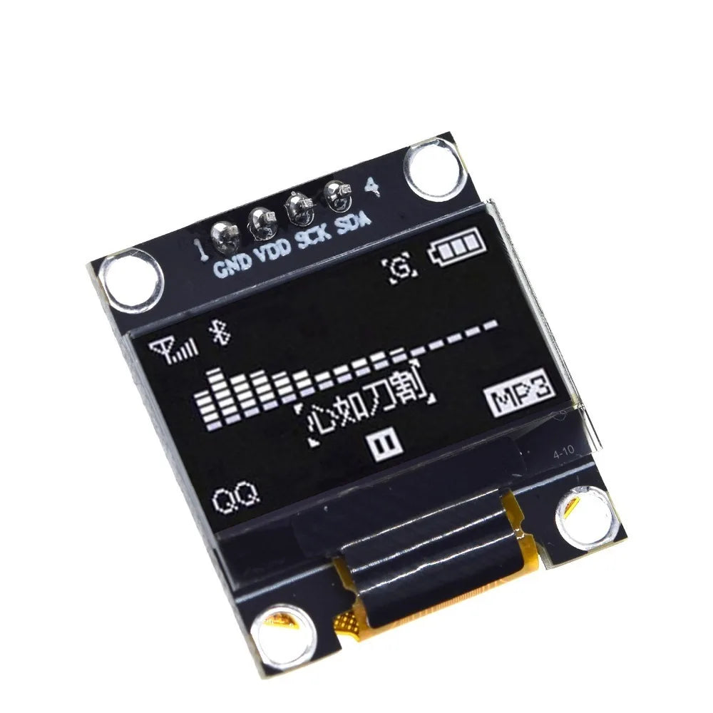 TZT RoHS-zertifiziertes 0,96-Zoll-OLED-I2c-Seriell-Weiß-OLED-Displaymodul 128x64 I2C SSD1306 12864 LCD-Bildschirmplatine für Arduino