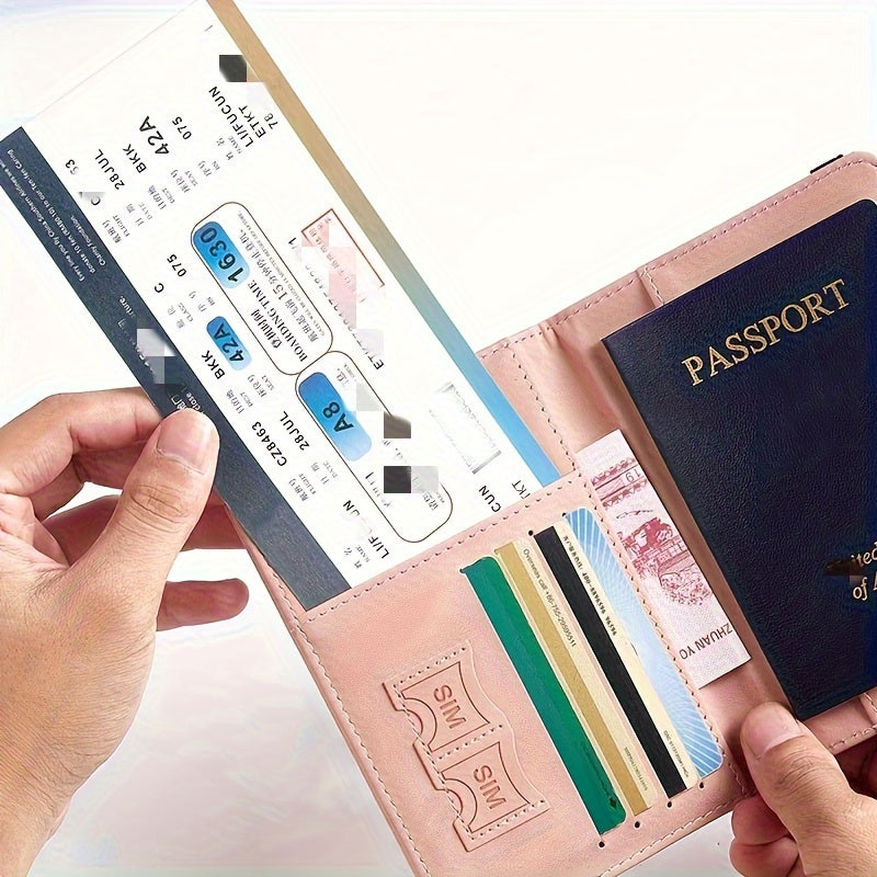 RFID-Passhülle mit Kartenhalter – Dünn & Multifunktional