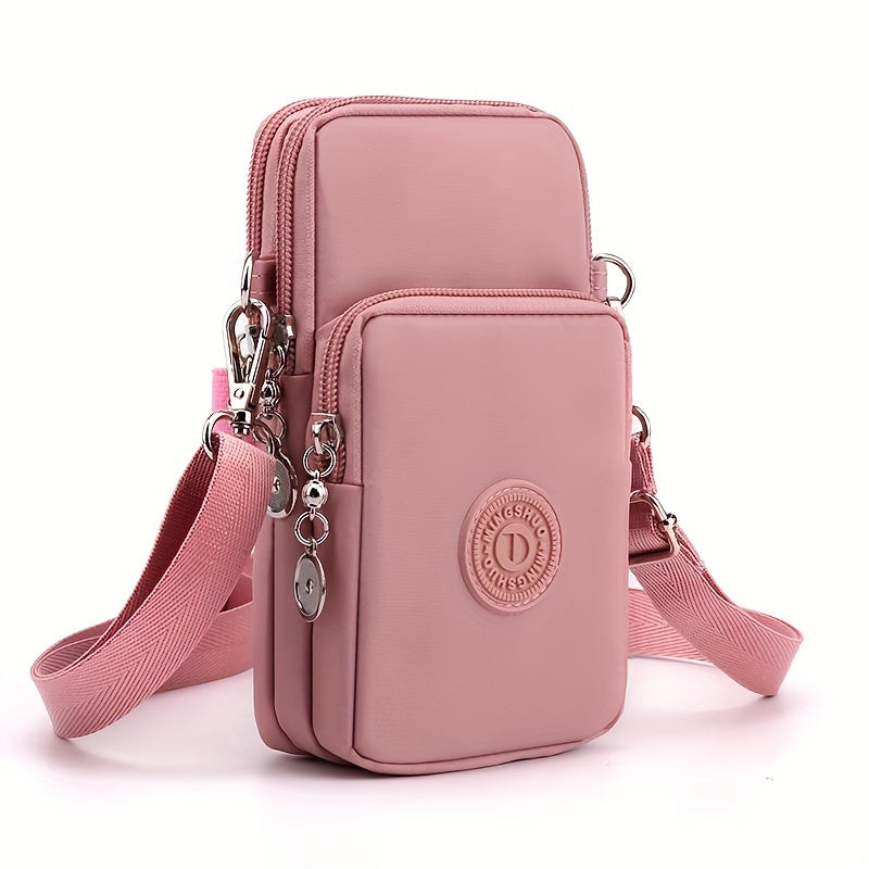 Damen Handytasche aus Nylon mit Reißverschluss – Reise & Alltag