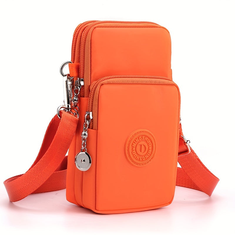 Damen Handytasche aus Nylon mit Reißverschluss – Reise & Alltag