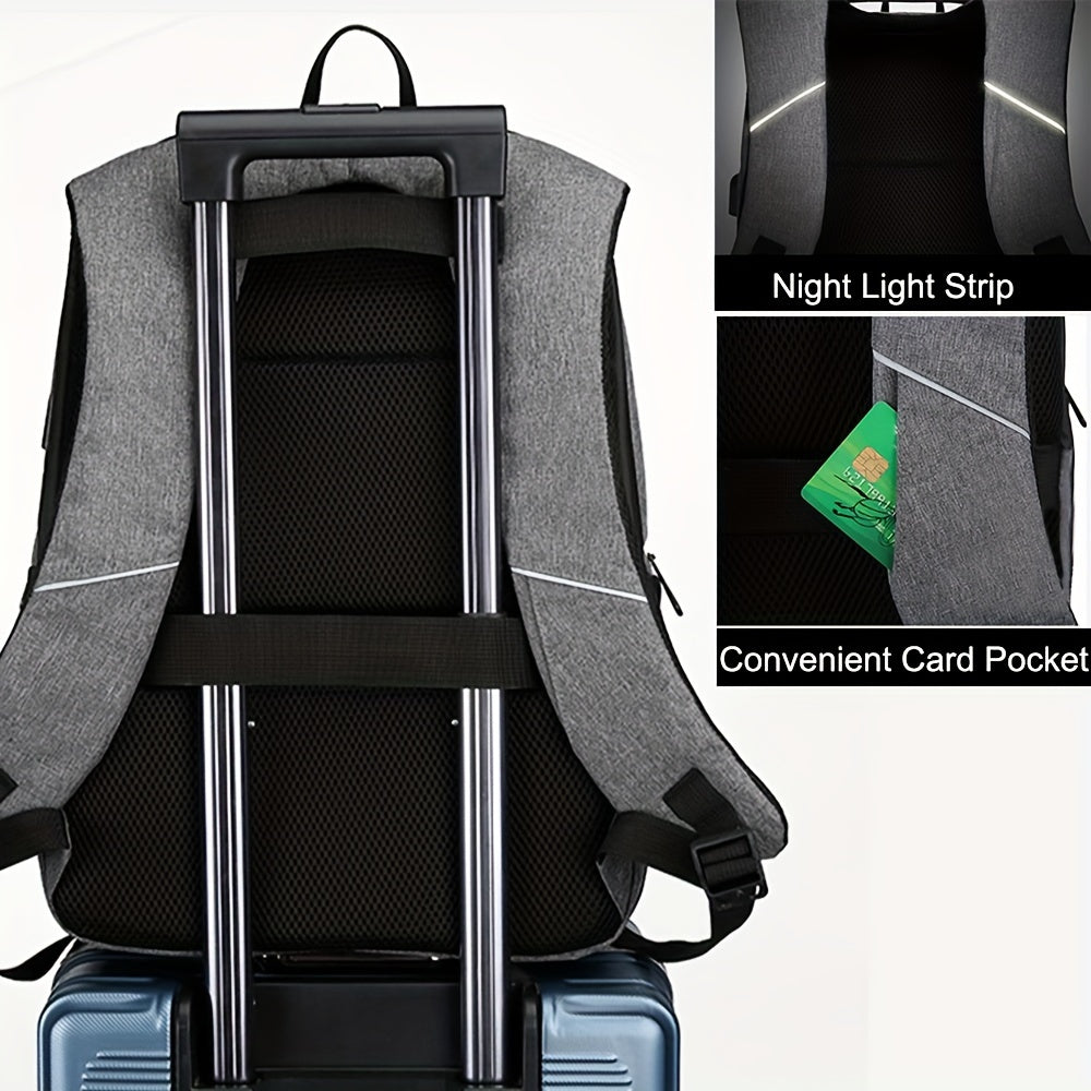 Diebstahlsicherer Laptop-Rucksack für Herren – Business & Reise