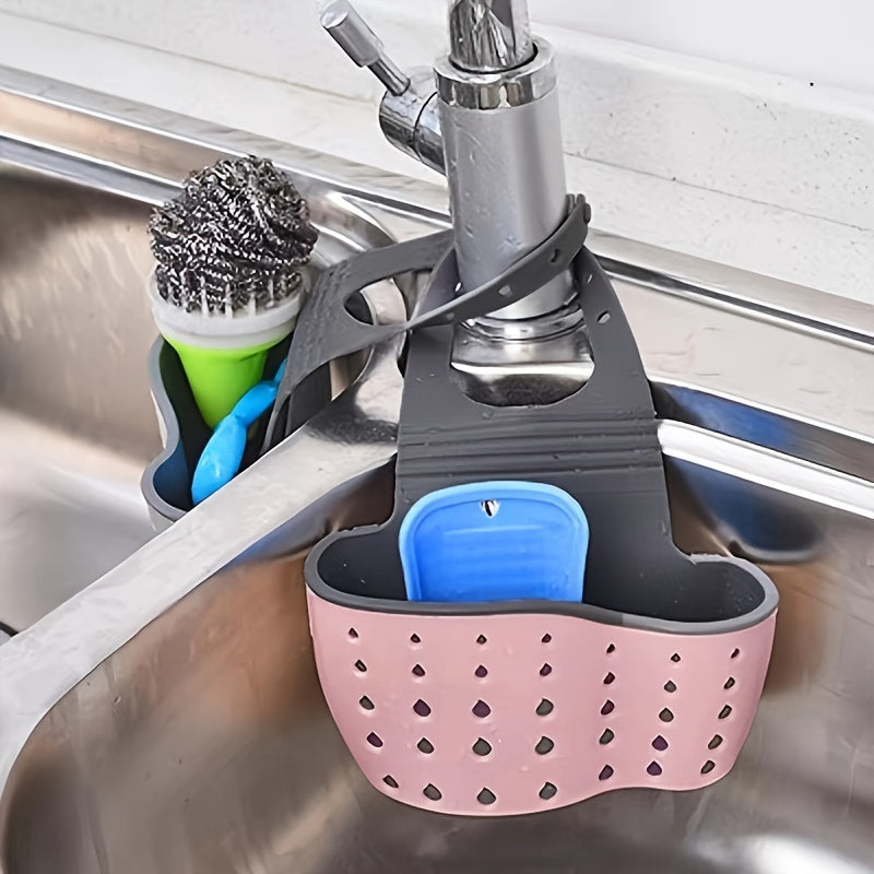 Spülschwammhalter aus Silikon – Organizer für Küchenutensilienien