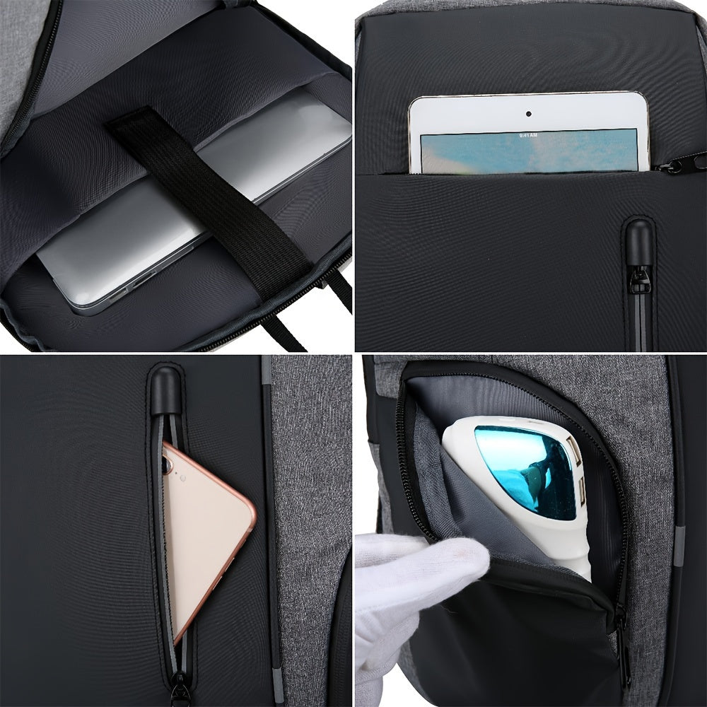 Diebstahlsicherer Laptop-Rucksack für Herren – Business & Reise